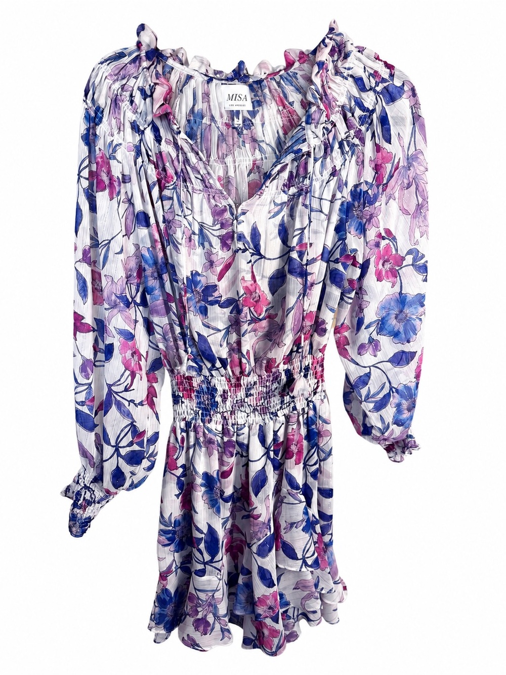 🌺 MISA Los Angeles Floral Mini Dress - Picture 3 of 4